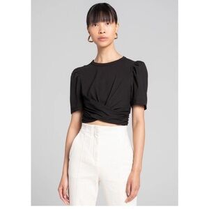 ALC Monica Black Back Wrap Top